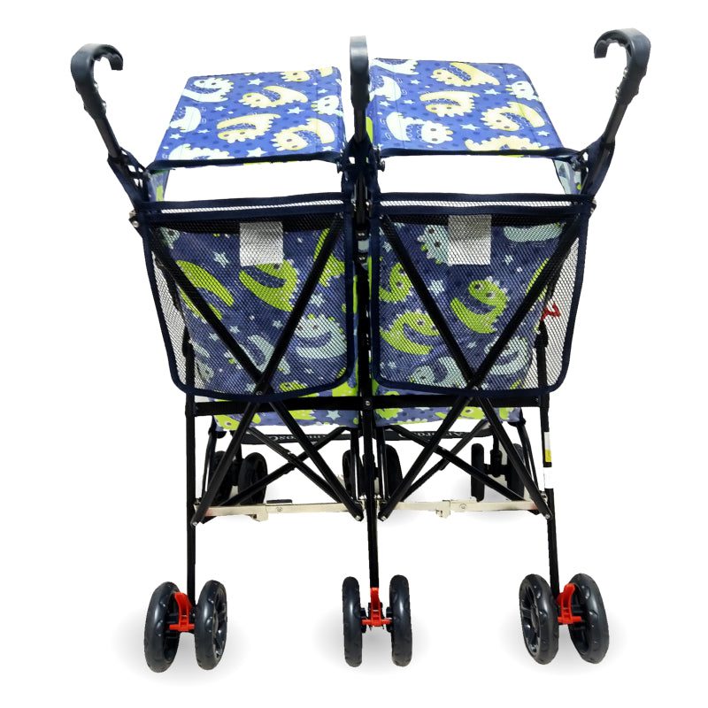 Buy Blue Side by Side Double Stroller For Twins from AmorosO