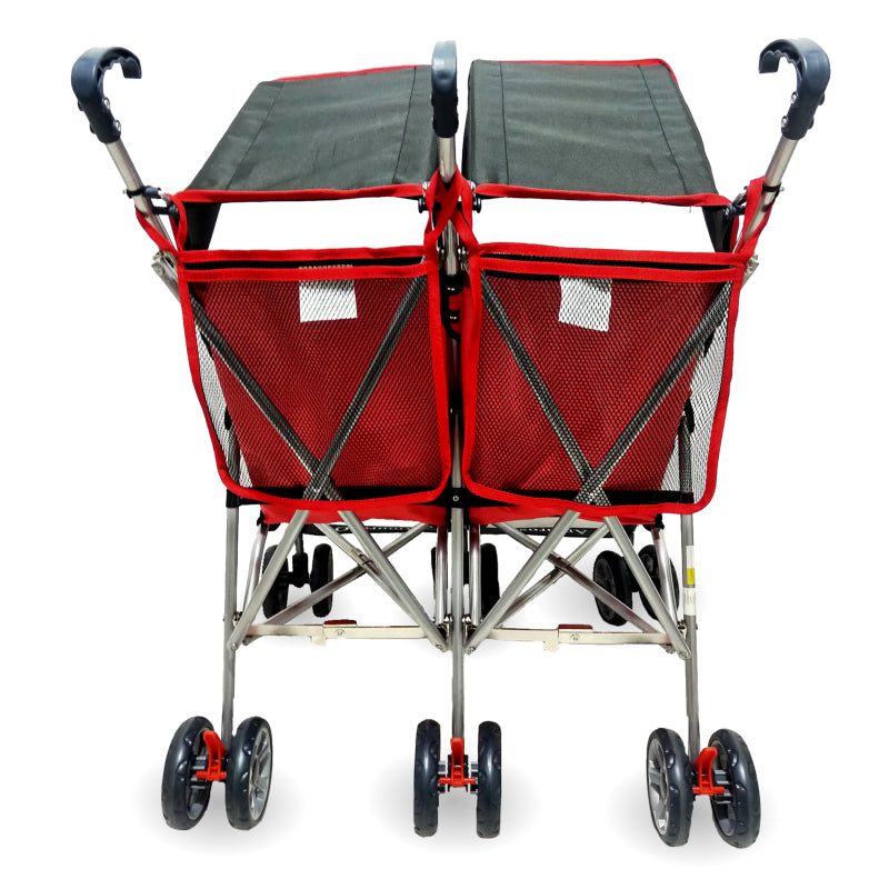 Lightweight Red Twin Umbrella Stroller